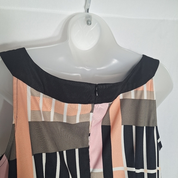 Connected Apparel Womens Halter Shift Dress Officecore Business Preppy Size 14 - Picture 6 of 9